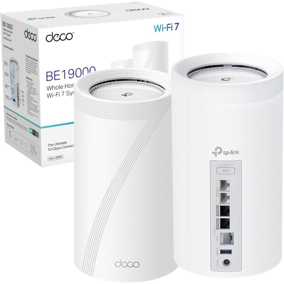 TP-Link Deco BE85 BE19000 Tri-Band Wi-Fi 7 Mesh System - 2 Pack EU V1