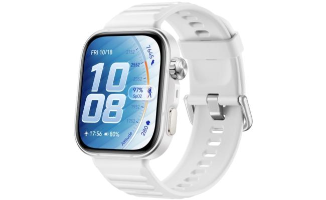 HUAWEI WATCH FIT 5 Pro Smartwatch with White Fluoroelastomer Strap - White + Free Gift