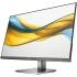 HP 527da 27" Ultraslim IPS Full HD 100Hz True-Color Low-Blue Light Filter w/ 99% sRGB 300 nits & High Adjustable High Stand & Speakers - Silver & Black