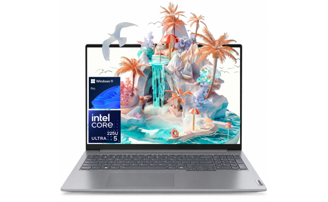 Lenovo Thinkbook 16 Gen 8 (2025) Intel® Ultra 5 Gen II 225U 12-Core Intel® AI Boost w/ DDR5 Memory & Backlit keyboard - Arctic Grey