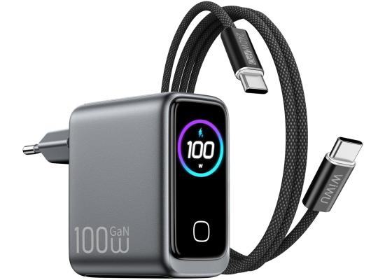 WiWU Voyager CHG300 100W PD/QC GaN Charger Combo