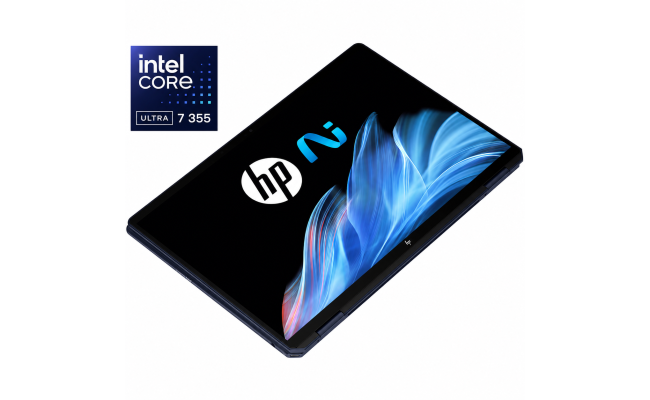 HP OmniBook X Flip 14-kp0023dx 14-inch 2K Touch Laptop Core Ultra 7 355 24GB 512GB - Atmospheric Blue