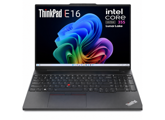 Lenovo ThinkPad E16 Gen 4 (2026) Intel® Ultra 7 Gen III 355 8-Core Busniess Class Laptop w/ IPS 300nits Display & WIFI 7 Wireless - Black
