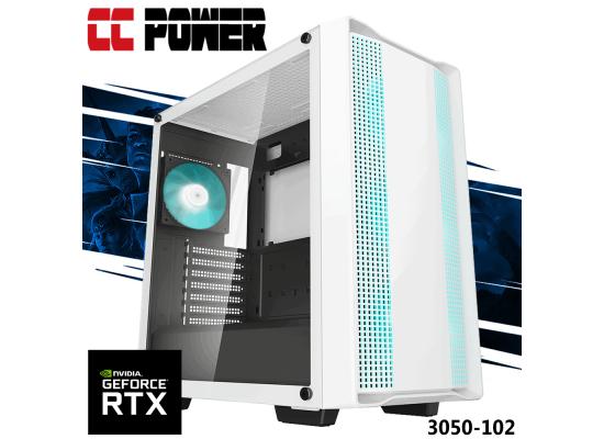 CC Power 3050-102 Gaming PC NEW 12Gen Intel Core i5 6-Cores w/ Nvidia RTX 3050 6GB DDR6 & Advanced Air Cooler