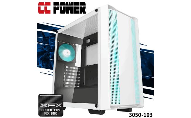 CC Power 3050-103 Gaming PC 14Gen Intel Core i3 4-Cores w/ Nvidia RTX 3050 6GB GDDR6 & Advance Air Cooler