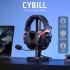 Redragon H312 Cybill USB Wired Gaming Headphone , 7.1 Surround Sound , Driver 50mm , Aluminum Frame , Noise-cancelling Mic ,  RGB lighting , Black