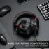 Redragon H312 Cybill USB Wired Gaming Headphone , 7.1 Surround Sound , Driver 50mm , Aluminum Frame , Noise-cancelling Mic ,  RGB lighting , Black