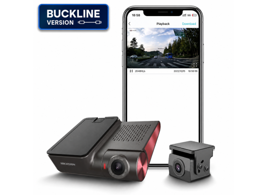 Hikvision AE-DC8322-G2PRO 2-Channel 4K + 1080P Dash Camera – BUCKLINE
