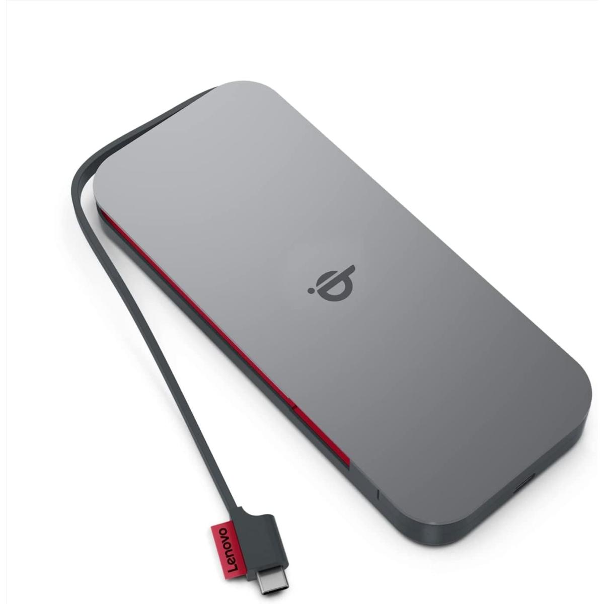 Lenovo Go Wireless Power Bank 10000mAh 30W with Qi 15W – Storm Grey Lenovo Go Wireless Power Bank 10000mAh 30W with Qi 15W – Storm Grey