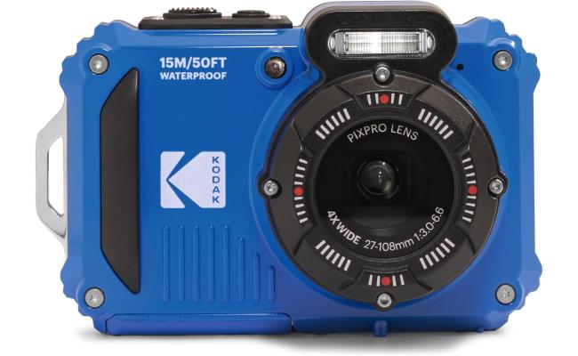KODAK PIXPRO WPZ2 16MP Waterproof Digital Camera, 15m, 4X Zoom, Blue