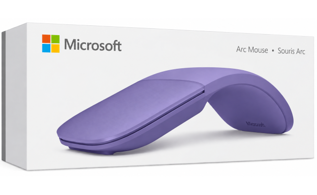 Microsoft Surface Arc Mouse EP2-38231 Wireless Bluetooth Mouse - Violet Microsoft Surface Arc Mouse EP2-38231 Wireless Bluetooth Mouse - Violet