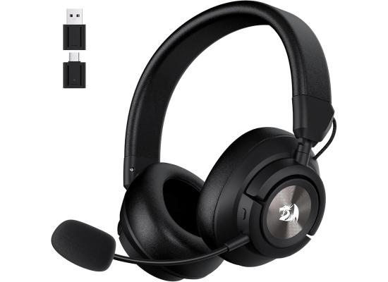Redragon H889 Wireless Gaming Headset, 4-in-1 (2.4G/BT/USB/3.5mm), 51H Battery & Play-While-Charging, 7.1 Spatial Audio & 53mm Drivers, Detachable Mic, Multi-Platform Headphone for PC/PS5/NS/Mobile