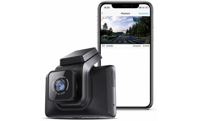 Hikvision AE-DC4328-K5 2160P Dash Camera with GPS & Wi-Fi Hikvision AE-DC4328-K5 2160P Dash Camera with GPS & Wi-Fi