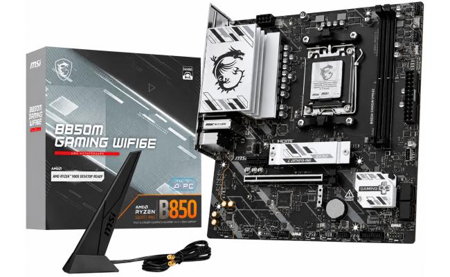 MSI PB850M GAMING WIFI 7 Micro ATX Supports AMD Ryzen 9000/8000 /7000 Processors, AM5 - DDR5 , WIFI 7 , 5G LAN MSI PB850M GAMING WIFI 7 Micro ATX Supports AMD Ryzen 9000/8000 /7000 Processors, AM5 - DDR5 , WIFI 7 , 5G LAN
