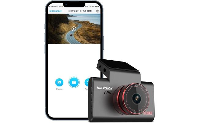 Hikvision AE-DC8312-C6S 8MP 4K Dash Camera with GPS & Wi-Fi Hikvision AE-DC8312-C6S 8MP 4K Dash Camera with GPS & Wi-Fi