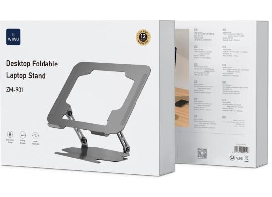 WiWU ZM-901 Desktop Foldable Laptop Stand - Grey