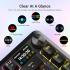 Redragon K708 Wireless Mechanical Keyboard with Screen, Volume Knob & Pre-Lubed Switches - Tri-Mode (Bluetooth/2.4G/USB-C) RGB Gasket Gaming Keyboard, Hot Swappable, 4000mAh Battery for PC, Mac, etc.