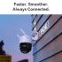 IMOU Cruiser SC 8MP 4K WiFi Camera Red-Blue Warning Lights Outdoor POE Security Camera Colorful Night Vision AI Human Detection