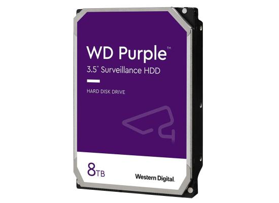 WD 8TB WD Purple Surveillance Hard Drive 3.5" SATA 7200 RPM 256 MB Cache
