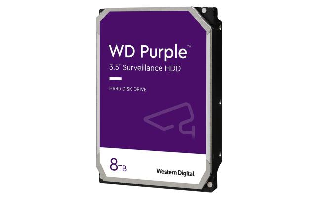 WD 8TB WD Purple Surveillance Hard Drive 3.5" SATA 7200 RPM 256 MB Cache WD 8TB WD Purple Surveillance Hard Drive 3.5" SATA 7200 RPM 256 MB Cache