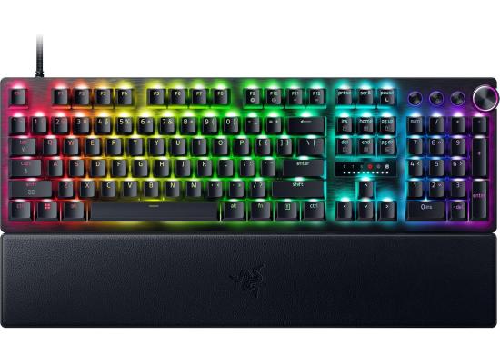Razer Huntsman V3 Pro 8KHz Esports Gaming Keyboard: Analog Optical Switches Gen 2-8000 Hz Polling Snap Tap - Rapid Trigger - Adjustable Actuation - Media Controls - PBT Keycaps - Black product thumbnail 2