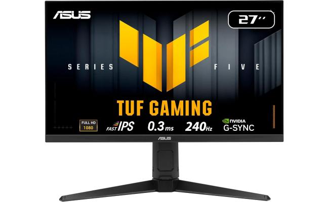 ASUS TUF Gaming VG279QML5A 27" IPS Full HD 240Hz 0.3ms G-SYNC Height adjustment Gaming Monitor w/ DisplayPort & 2x HDMI & Speakers ASUS TUF Gaming VG279QML5A 27" IPS Full HD 240Hz 0.3ms G-SYNC Height adjustment Gaming Monitor w/ DisplayPort & 2x HDMI & Speakers