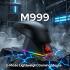 Redragon K1NG M999 Ultra Lightweight Wireless Gaming Mouse with RGB Magnetic Charging Dock, BT/2.4G Wireless/Wired Optical Mice, 45000 DPI, 5 Programmable Buttons for PC/Mac, Black