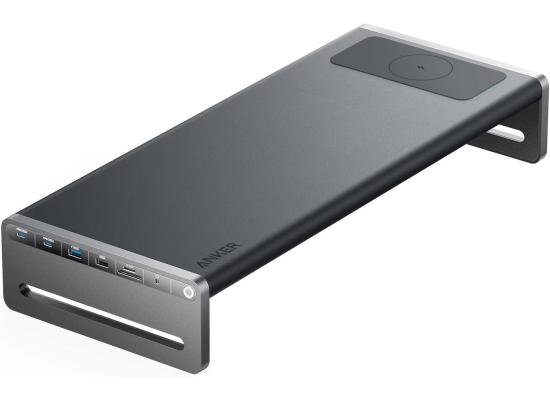 Anker 675 (12-in-1, Monitor Stand) Docking Station with 10Gbps USB-C Ports, 4K@60Hz HDMI Display, Wireless Charging Pad
