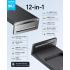 Anker 675 (12-in-1, Monitor Stand) Docking Station with 10Gbps USB-C Ports, 4K@60Hz HDMI Display, Wireless Charging Pad