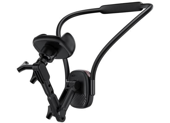 ACEFAST E33 Neck Mount Phone Holder Clamp Type Wearable Phone Clip Bracket for POV Vlog Video - Black product thumbnail 2