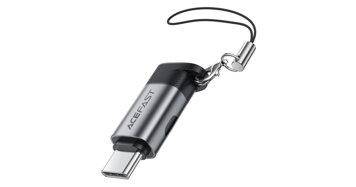 ACEFAST J9 USB-C إلى USB-C محول العرض الرقمي نقل البيانات محول الشحن السريع