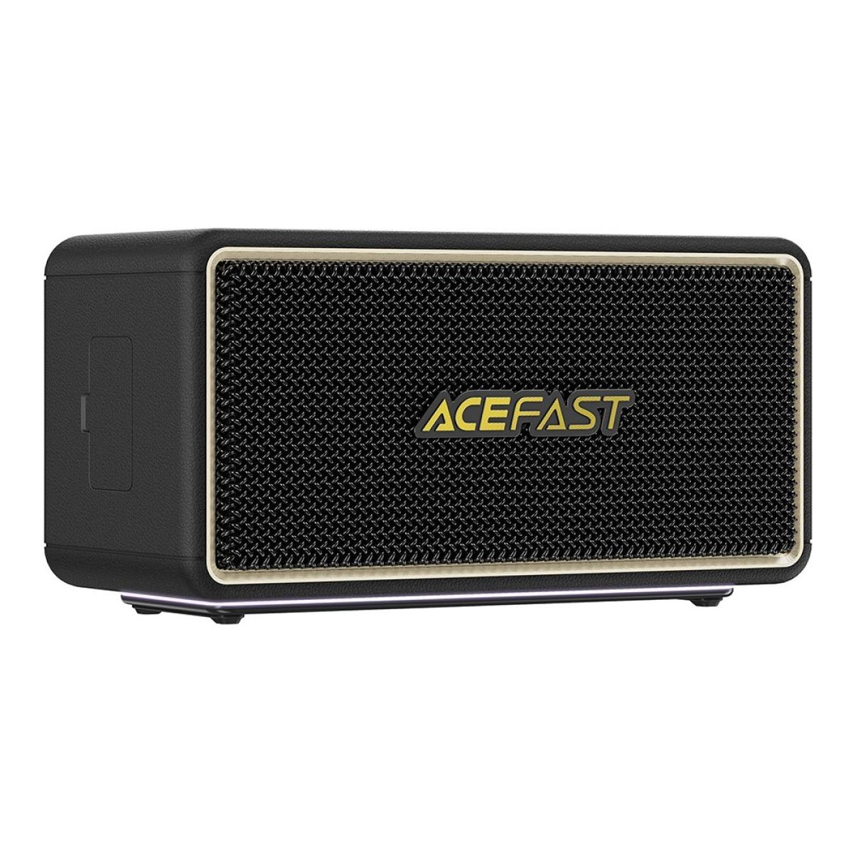 ACEFAST K3 Max Portable Bluetooth-Compatible Speaker Stereo Sound IPX6 Waterproof Loudspeaker up to 20 hours of playtime - Black