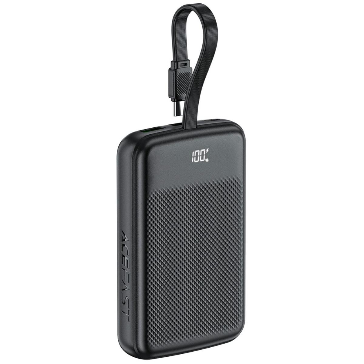 ACEFAST M13 Power Bank 10000mAh PD 22.5W Fast Charging Phone External Battery - Black