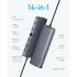 Anker 14-in-1 Laptop Docking Station 3 Monitors, Triple Display USB C Docking Station with Dual 4K HDMI, 1080p VGA, 80W PD, USB-A/C Data Ports for Dell XPS and More (Charger not Included)