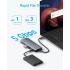 Anker 14-in-1 Laptop Docking Station 3 Monitors, Triple Display USB C Docking Station with Dual 4K HDMI, 1080p VGA, 80W PD, USB-A/C Data Ports for Dell XPS and More (Charger not Included)
