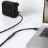 Acefast J13 Audio Adapter - Usb Male To Jack 3.5mm Female, Plug & Play, High-Fidelity Sound, No Delay, 15cm - Black