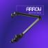 Proove Gaming Arrow Microphone Boom Arm Stand - Black