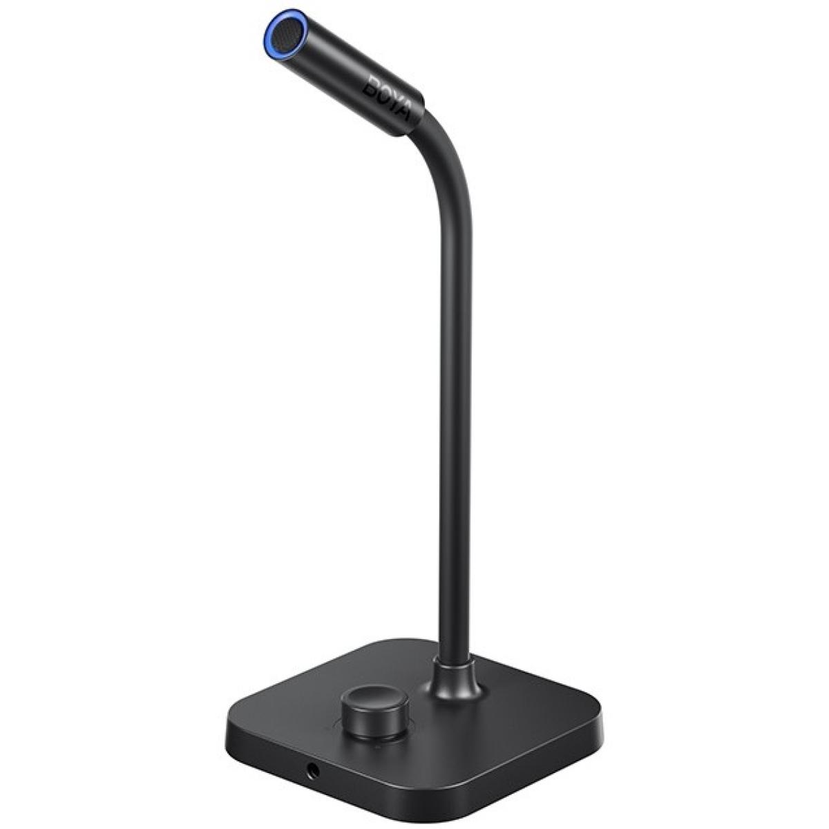 BOYA CM30 USB Microphone, Noise-Cancelling Condenser Computer Microphone Plug Play for Live Streaming, Podcasting, Vocal Recording, Video Conference Compatible with Windows/Mac - Black