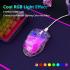 Redragon M695 CT Wired Gaming Mouse, 24,000 DPI, 7 Programmable Button, 2 Side Buttons, 8 RGB LED Backlit Mode, Clear Transparent Shell, Light up Gamer Mice, Soft Cable for PC/Mac/Xbox, White