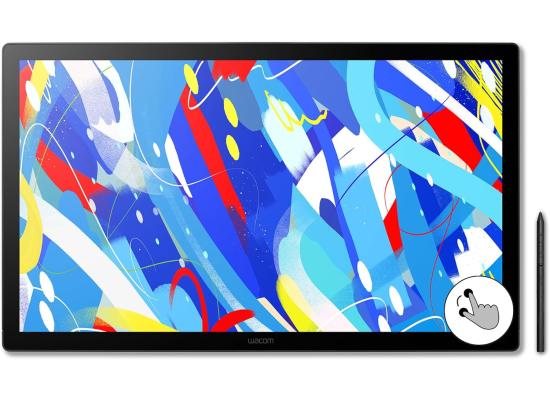 Wacom Cintiq 24 Touch Graphic Tablet, 23.8" Display, 1920x1080 Resolution, ExpressKeys, Tilt Support, Anti-Glare Screen, Tablet, USB-C Connectivity, Ergonomic Stand | DTH246K0B product thumbnail 2