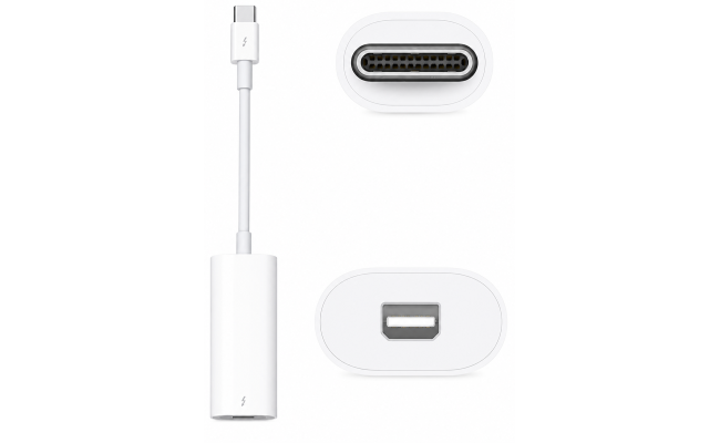 Apple Thunderbolt 3 (USB-C) to Thunderbolt 2 Adapter Lets You Connect Thunderbolt & Thunderbolt 2 devices