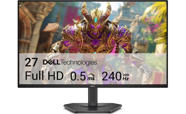 Dell SE2726HG 27" Full HD Fast-IPS 240Hz 0.5ms HDR Ready AI Vision AMD FreeSync™ Premium w/ 2xHDMI 2.0 & DisplayPort , Black