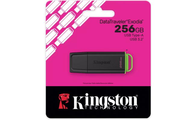 Kingston DataTraveler Exodia Onyx 256GB USB 3.2 Gen 1 Flash Drive - DTXG2/256GB
