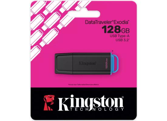 Kingston DataTraveler Exodia Onyx 128GB USB 3.2 Gen 1 Flash Drive - DTXG2/128GB