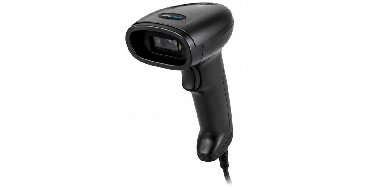 CifraCODE CN2D 2D Wired Barcode Scanner | USB 1D/2D QR Scanner | Plug & Play | Drop Resistant | 24 Months Warranty