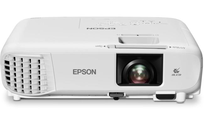 Epson PowerLite E24 3LCD Classroom Projector  Native XGA 3,600 lumens up to 300"  Built-in 5 W speaker Long lamp life up to 12,000 hours
