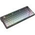 Redragon K673GG PRO 75% Wireless Gasket RGB Gaming Keyboard, 3-Modes 81 Keys Compact Mechanical Keyboard Hot-Swap Socket, Dedicated Knob Control and Sound Absorbing Pads, Linear - Red Switch