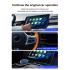 HOCO HU1 Wireless CarPlay Adapter for iPhone – USB-A/USB-C, Metal Grey