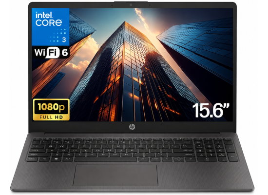 HP Essential 250 G10 (2025) NEW Intel Core 3 100U 6-Core Budget-Friendly Business-Ready - Dark Ash Silver
