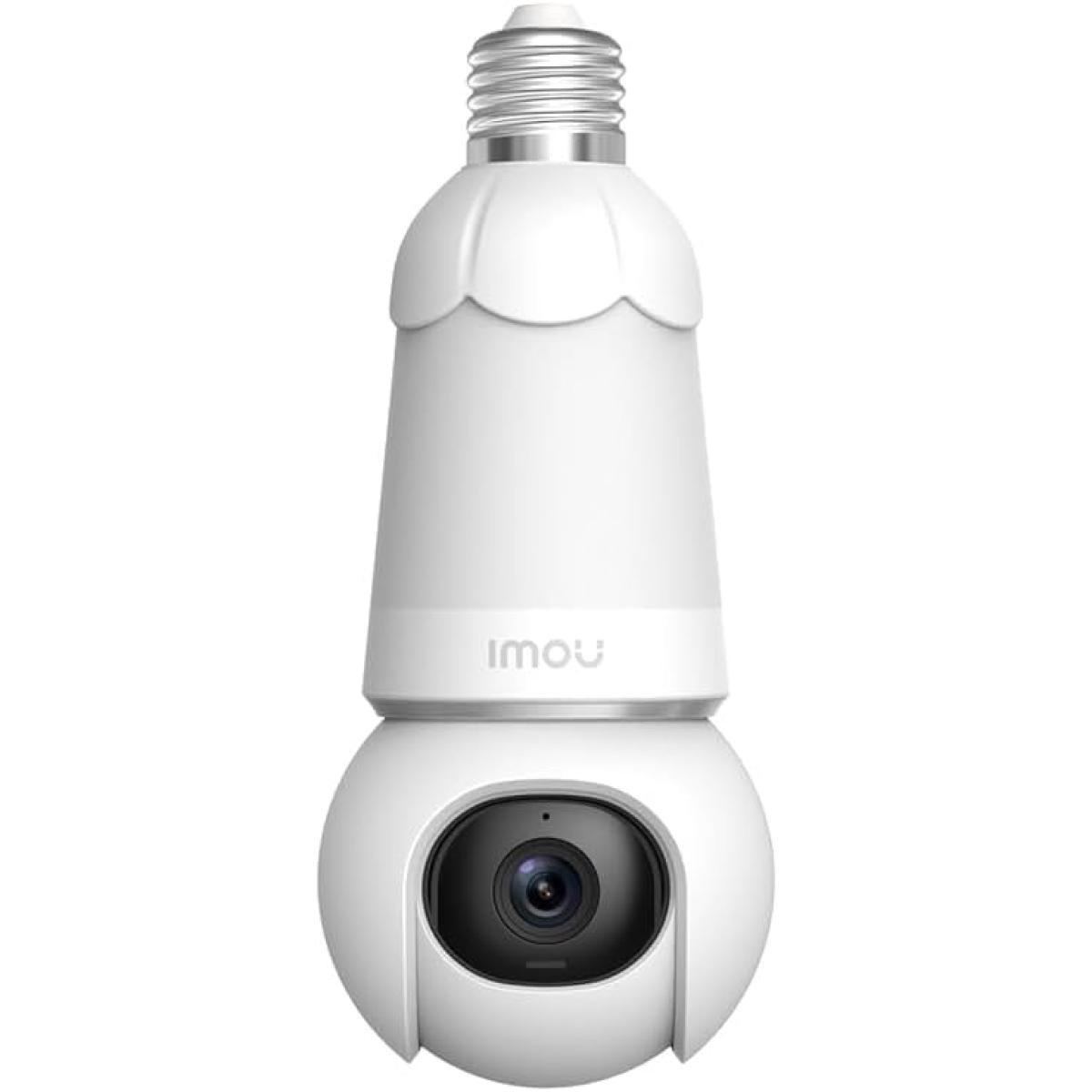 IMOU Bulb Cam 3MP Smart Wireless Security Camera WiFi Surveillance Camera Motion Detection Night Vision Two Way Audio Panoramic Viewing Remote Monitoring Smart Home Security Camera